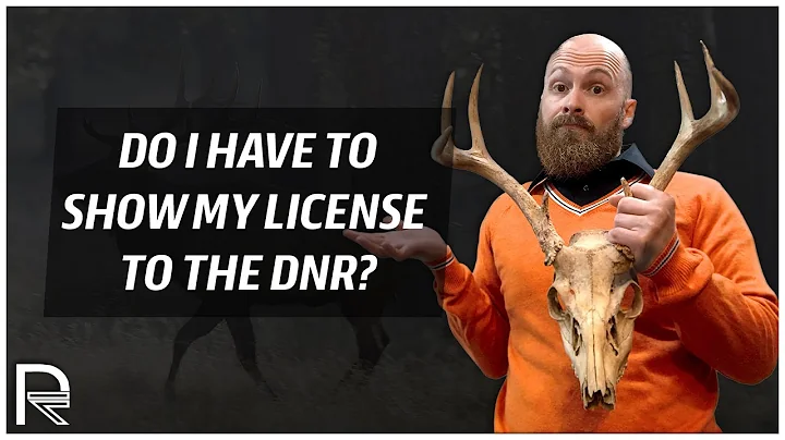 When do I have to show the DNR my hunting license || Fishing License
