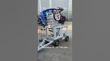 No.1 Mini small diesel engine powered mobile stone crusher,gravel rock crusher,jaw crusher station