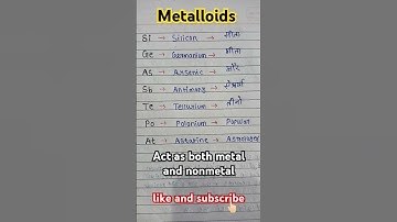 Trick to learn Metalloids 🔥  ||Funny Trick||  #Shorts #viral  #chemistry #periodictable #metalloids