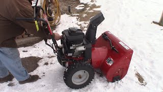Craftsman Snowblower Engine Swap.