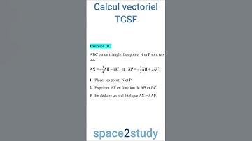 Exercice 10   série 7   Calcul vectoriel   TCSF   Maths