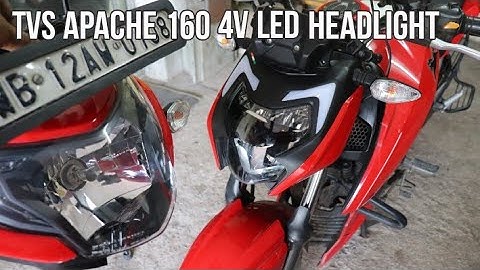 TVS Apache 160 4v BS6 Headlight Install on BS4