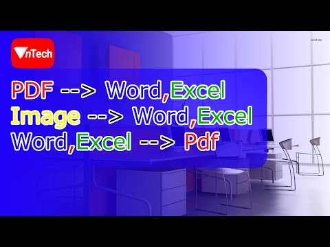 Chuyển pdf sang word và ngược lại | VnTech
