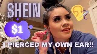 1 SHEIN EAR PIERCING TOOL DID IT HURT
