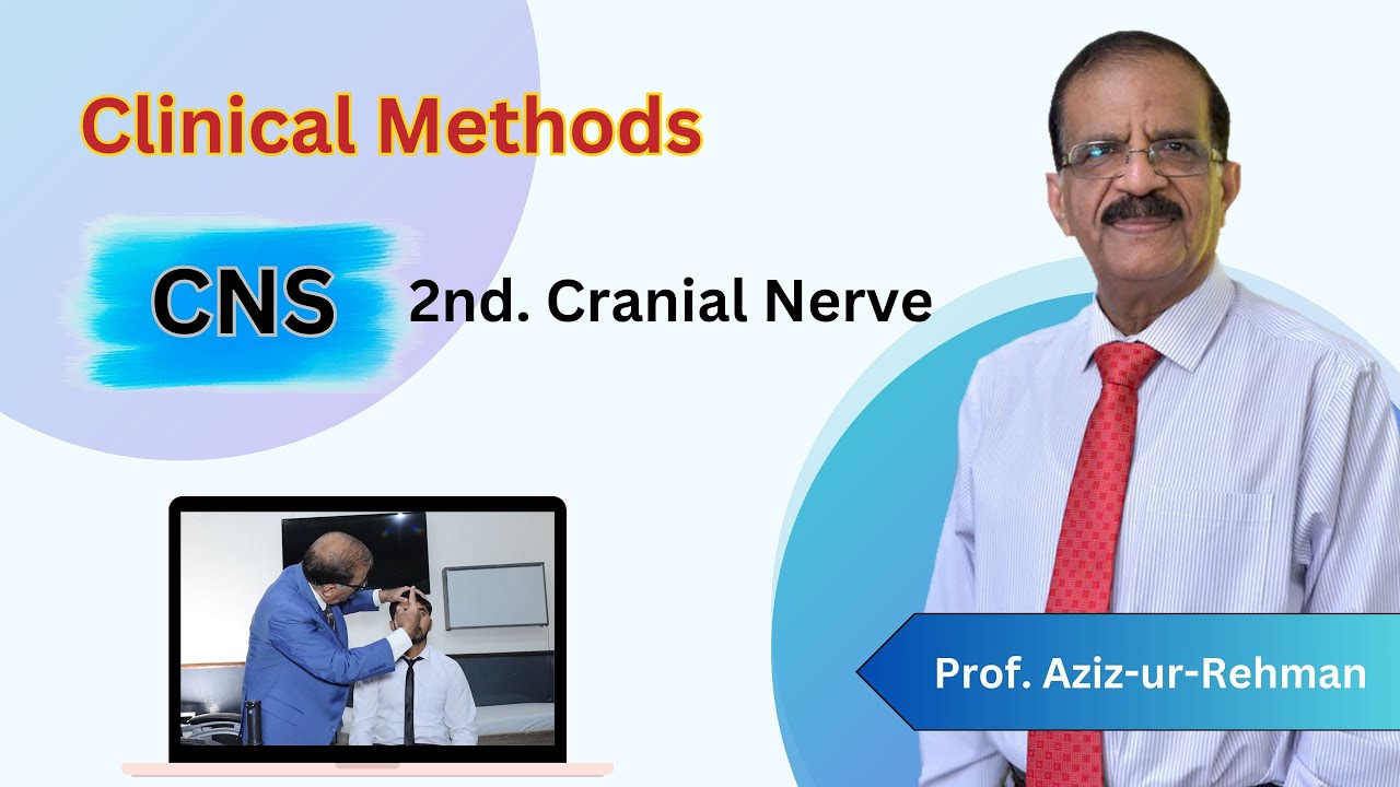 Clinical Methods | CNS 2nd Cranial (Optic) Nerve | Medurstand by Prof ...