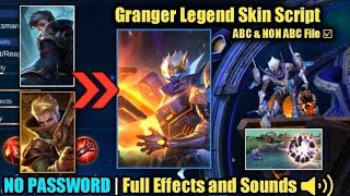 Granger Legend Skin Script With Voice - Starfall Knight Early Access - Full Script Mlbb