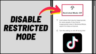 how to turn off restricted mode on tiktok | disable tiktok restricted mode 2023