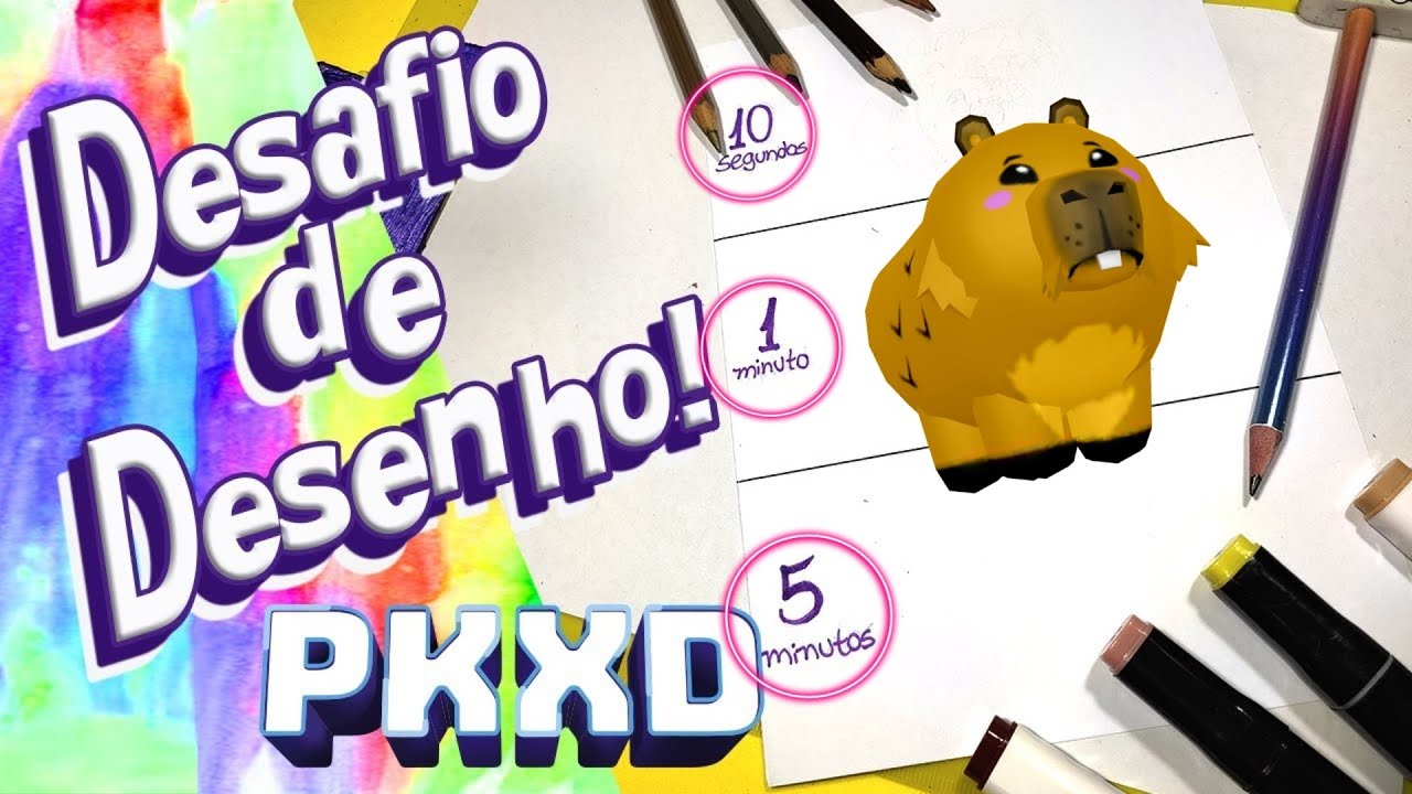 Como primeiro comentário quero que você desenhe uma capivara de