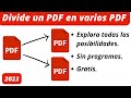 EXTRAER VARIOS PDF DE UN SOLO PDF