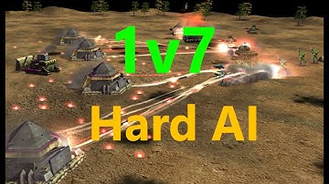 [ZeroHour] 1vs7 hard army (Infantry vs 7 Tank