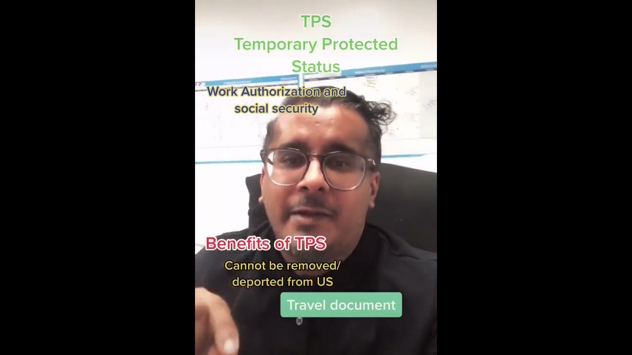 What does temporary protected status (TPS) mean? YouTube