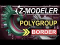 ZBrush - ZModeler Target (Polygroup-Border)