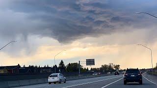 Funnel Cloud?😲 Rainstorm ASMR Driving