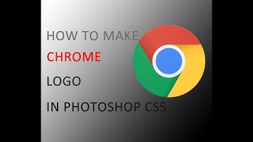 HOW TO MAKE CHROME lOGO  IN PHOTOSHOP CS5