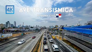 🟡 [4K] 🇵🇦 Transistmica avenue one of the main and very important avenues of Panama