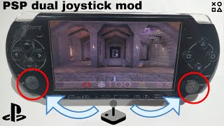 Playstation portable PSP 2004 dual joystick mod  optimization for first person shooters