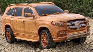 Wood Carving  MercedesBenz GLS 450 4MATIC 2022  Woodworking Art