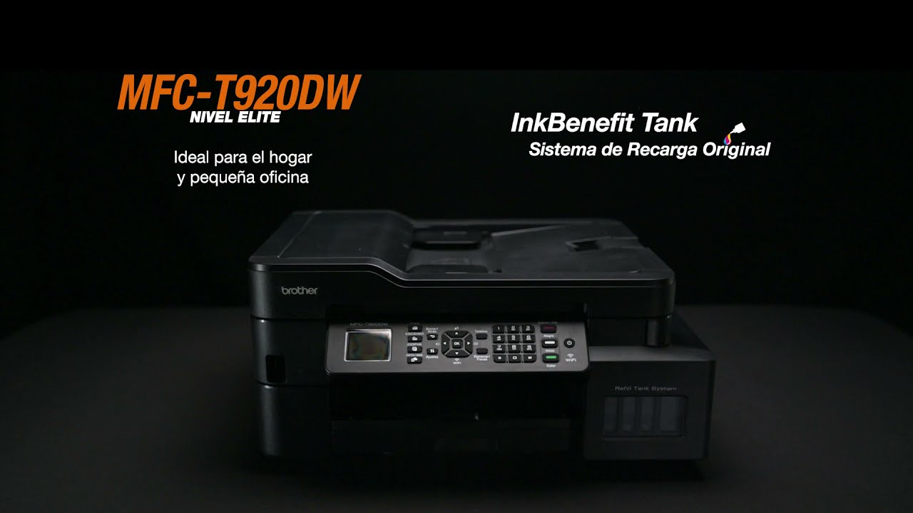 Multifuncional MFC-T920DW de Inyección de Tinta - Alta capacidad de trabajo  y rendimiento - YouTube