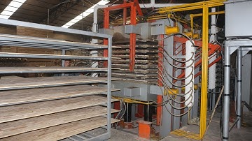 One layer full automatic block board making machine, what