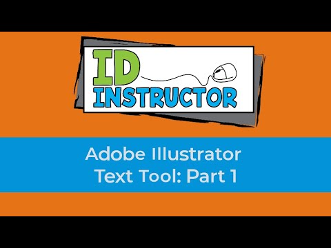 Adobe Illustrator Text Tool: Part 1 - YouTube