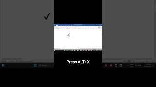 computer shortcut key for right and wrong symbol #short #shorts #right #wrong #symbols #word #viral