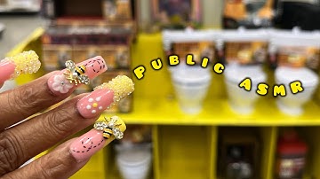 PUBLIC ASMR IN TARGET | Tag Rubbing, Organizing Candles,Lofi, Camera Tapping, Price Check & Rambling