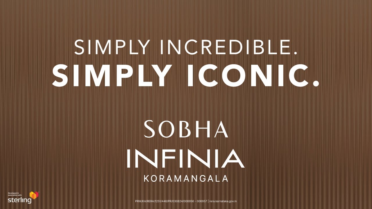 Still from the official video of SOBHA Infinia