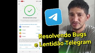 Resolvendo Bugs e Lentidão - Como Limpar o Cache o Telegram