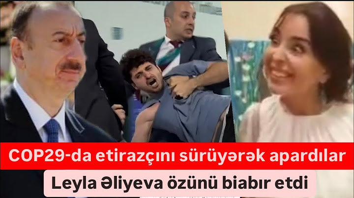 COP29-da etiraz. Sürüyərək apardılar. Leyla Əliyeva özünü biabır etdi