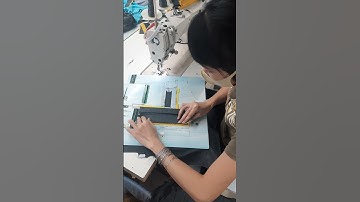 [Cách may quần áo] - Công đoạn May nẹp và túi bằng rập cải tiến / Sew placket snf pocket by pattern