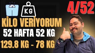 Tartıda Sürpriz Sonuç 52 Hafta 52 Kilo Hafta 4