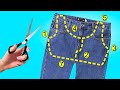 + DE 7 IDEIAS DE TRANSFORMAÇÃO DE CALÇA JEANS | IDEIAS INCRÍVEIS COM JEANS | RECYCLING | IDER ALVES