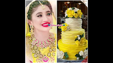 (8 beautiful Actress) same dress with beautiful cake dissing 🎂🤩👰.#shortvideo