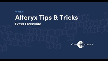 Alteryx Tips & Tricks Excel Overwrite