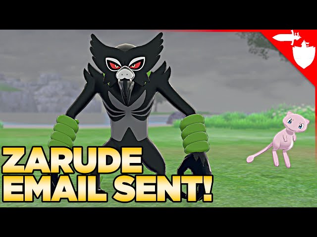 Lbabinz 🇨🇦 on X: Free Zarude Pokemon Code for Pokemon Sword / Shield via  GameStop DE  You have to enter your email address  and agree to all 3 boxes. Make sure