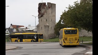 Bussar i Visby 29 september 2023