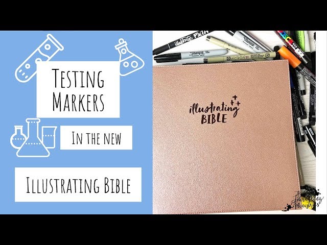 Easy way to trace an image into a Bible, testing a new pen 