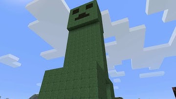 Minecraft Giant Exploding Creeper!