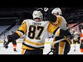 Crosby bats puck out of air to score outrageous goal