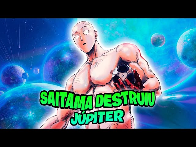 Capítulo 168 de One Punch Man mostra Saitama Destruindo Júpiter