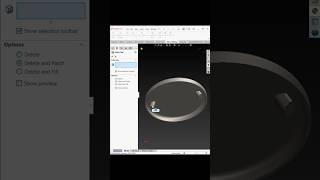 SolidWorks Delete Face Command Explained (Delete, Patch) #SolidWorks #CAD #3DModeling #deleteface