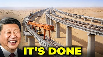 How China Built A 2,000 Kilometer High Speed Railway Across the Desert That Amazed US Engineers