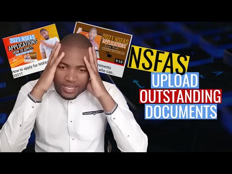 How to upload NSFAS outstanding documents?