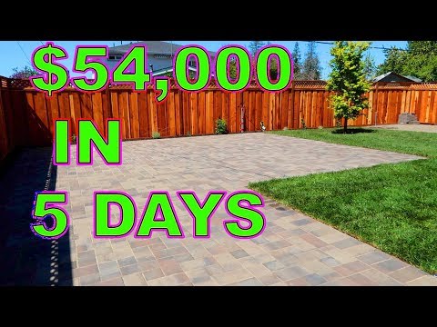 How We Completed A 54,000 Landscaping Job In 5 Days