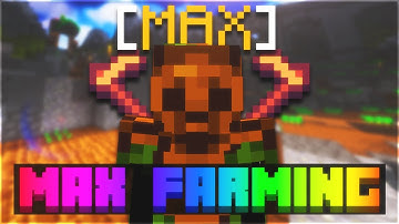 How to MAX FARMING FAST on Hypixel Skyblock