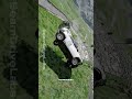 Car Slides Off a Deadly Mountain Cliff — Brutal Crash | BeamNG.Drive