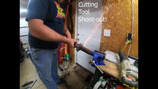 Cutting tool comparison : air cut off vs cordless grinder vs reciprocating saw
