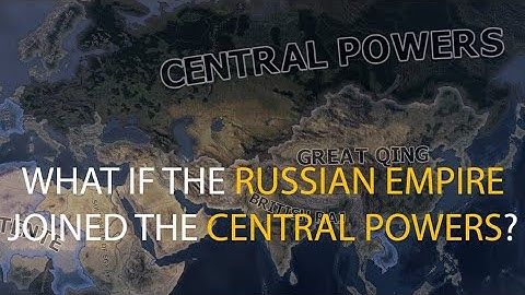 HOI4 Timelapse - What if the Russian Empire joined the Central Powers in World War 1?