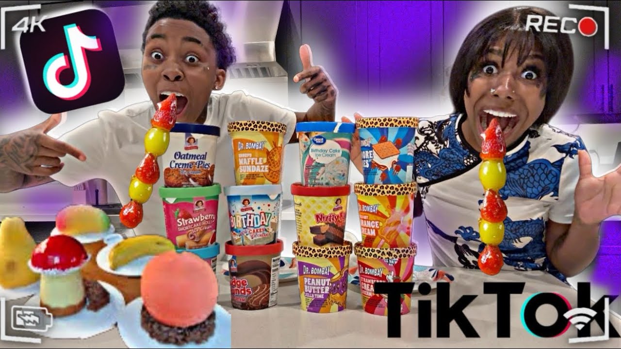 TRYING VIRAL TIKTOK ICE CREAMS 🍦