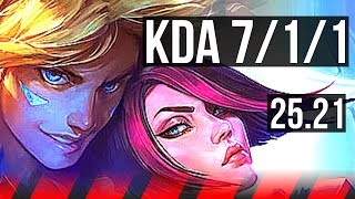 EZREAL vs FIORA (TOP) | KR Master | 25.21